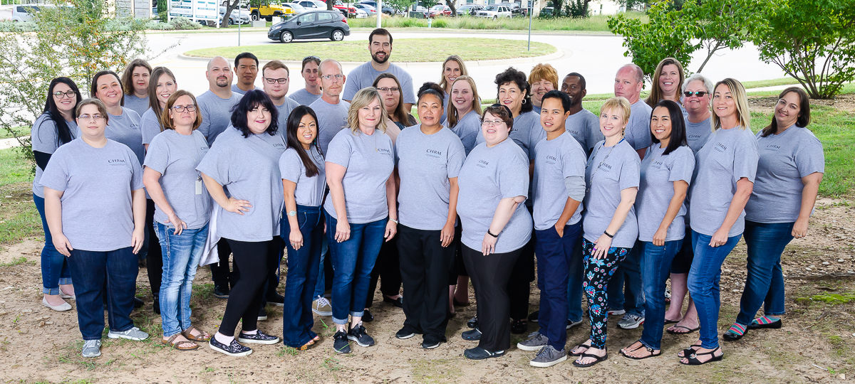 Corporate Photography and Headshots for CHRM at their office location in Cedar Park, TX