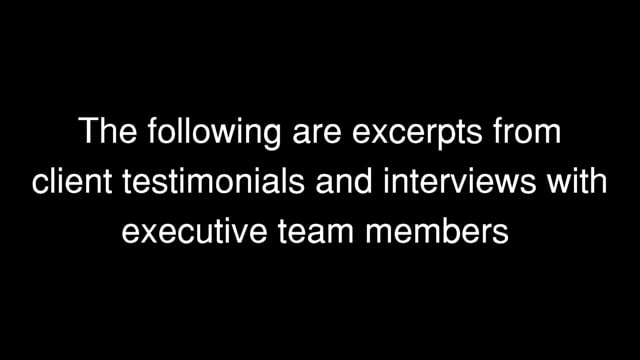 Corporate Testimonials And Interviews